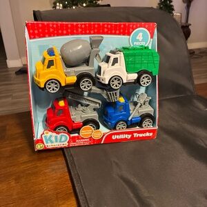 Utility Trucks Set - Multicolor